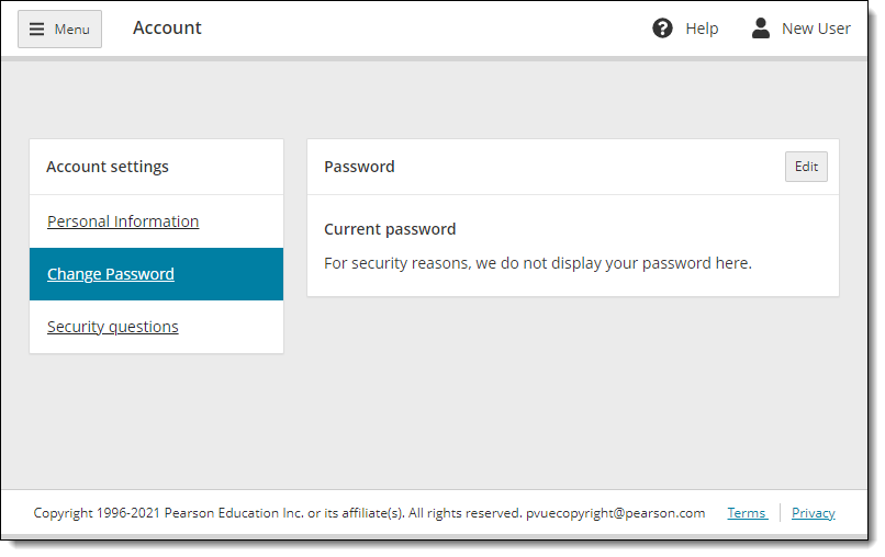 Change Connect User Password.